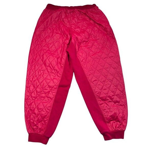 Nike Tech Women's Pack Quilted Jogger Pants Red Size Medium - Picture 2 of 8